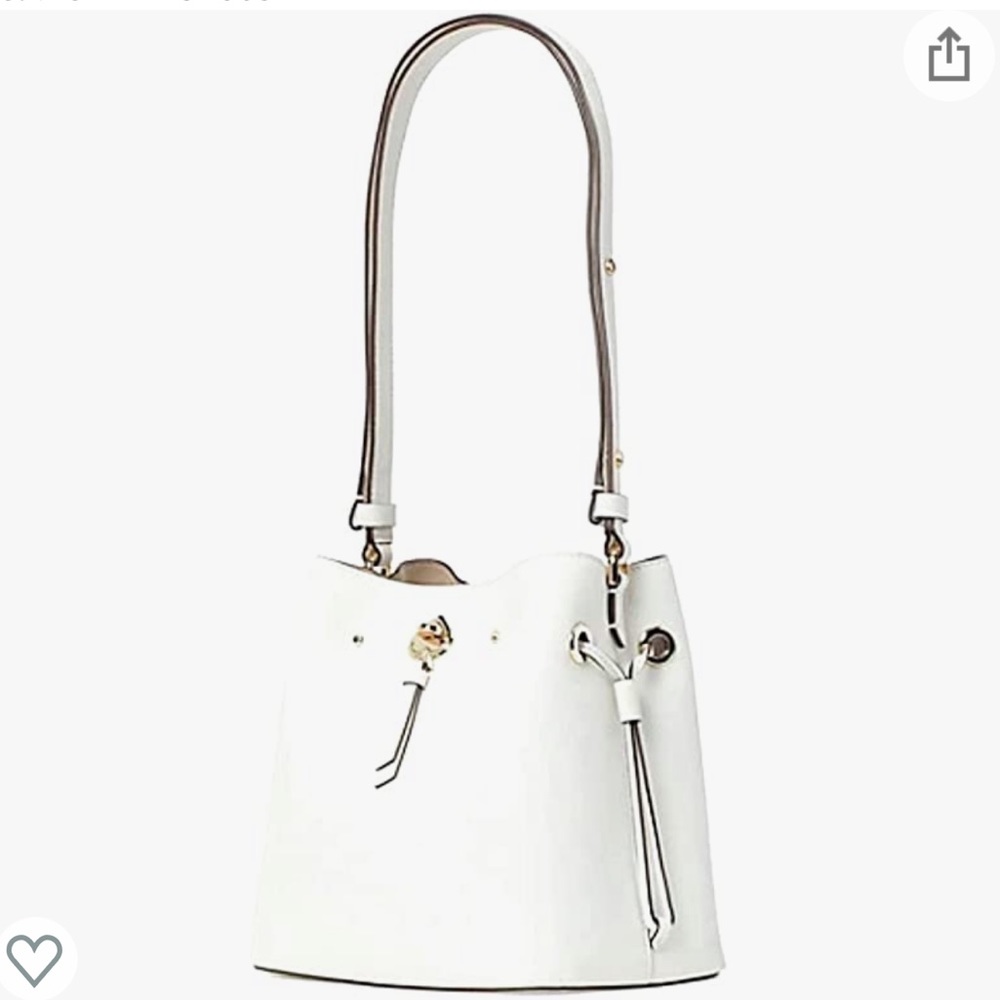 kate spade White Leather Bucket Shoulder Bag - Picture 5 of 16